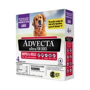 Advecta Ultra Flea Protection for Large Dogs, Fast-Acting Topical Prevention, 4 Count