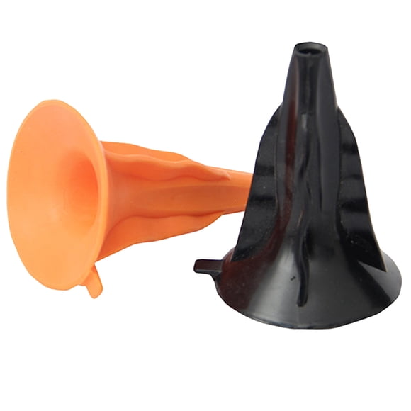 2 flechas de repuesto con ventosa para arco de exterior, para caza y tiro con arco (negro y naranja)