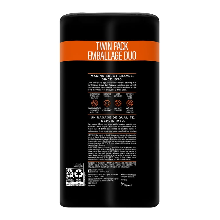 EDGE, Sensitive Skin Shave Gel for Men, 14 oz Twin Pack - Walmart.com