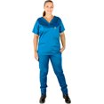 thumbnail image 5 of Pijama Quirurjica Uniforme Medico Clinico Mujer Recto Azul pacifico GD, 5 of 5