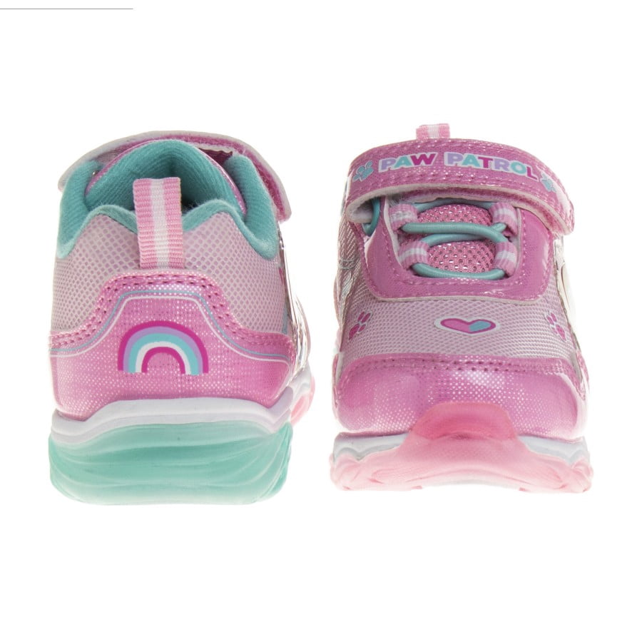 Nickelodeon Paw Patrol Toddler Girls Light Up Sneakers, Pink, Size: 7.