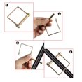 thumbnail image 3 of LAICAIW Square Safety Coupler Pin, 5/16 Inch x 2-1/4 Inch Shaft Locking Pin, Wire Lock Pin, Tractor Hitch Pin Assortment Kit (20), 3 of 7