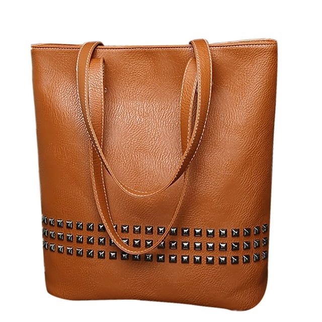Lady Tote Bag Fashion Creative Rivet All-match Shoulder Handbag Shoulder Tote