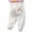 White, variant on NAISIBABY Sweatpants for Boys Girls, Pockets Elastic Waist Loose Causal Athletic Jogger Pants Pink 6-7T