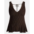 thumbnail image 5 of No Boundaries Lace Godet Tank Top, Women’s XXS-XXL, 5 of 5