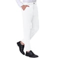 thumbnail image 4 of INSPIRE CHIC Men's Dress Solid Color Pants Straight Front Chino Slacks, 4 of 6