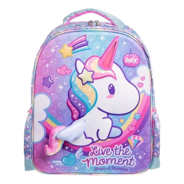 Mochila Escolar Grande Primaria Ruz Onix Unicornio 179413