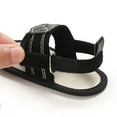 thumbnail image 6 of UTTOASFAY Toddler Shoes Newborn Infant Baby Boys Girls Solid Shoes Rubber Sandals Non-Slip First Walking Shoes Black 0-6 Months, 6 of 7