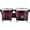 Red, variant on Meinl Percussion Headliner Series Wood Bongos (Wine Red Burst)