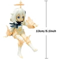 thumbnail image 2 of Figura de impacto Genshin, postura sentada, figura de Paimon, figura de anime de PVC de 5,1 pulgadas, decoraciones de escritorio, 2 of 3
