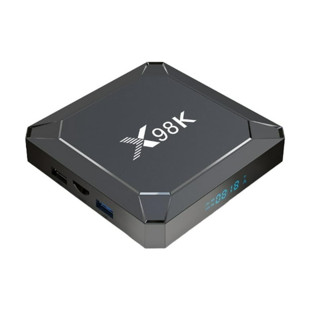 Caja de TV inteligente,TV Box Smart TV Box con control remoto portátil,Reproductor multimedia para Android 13.0 Pantalla negra,Accesorios de cine en casa con reproducción 8K 4 GB 32 GB
