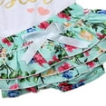 thumbnail image 3 of Barboteuse pour Bébé Fille, Justaucorps Imprimé « Baby Sister », Short, Bandeau, 3 of 5
