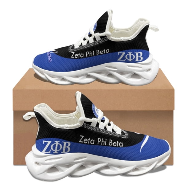 Nuevas zapatillas de deporte con punta redonda y diseño Zeta Phi Beta para mujer, estilo enfermera, a la moda, para otoño e invierno, para trabajar al aire libre, transpirables y suaves.