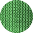 thumbnail image 1 of Ahgly Company Indoor Round Oriental Emerald Green Industrial Area Rugs, 4' Round, 1 of 4