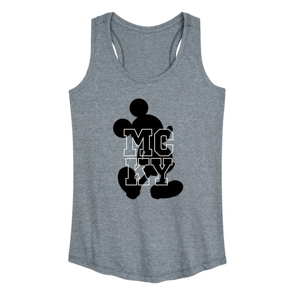Mickey & Friends - Silhouette Mickey - Women's Racerback Tank Top