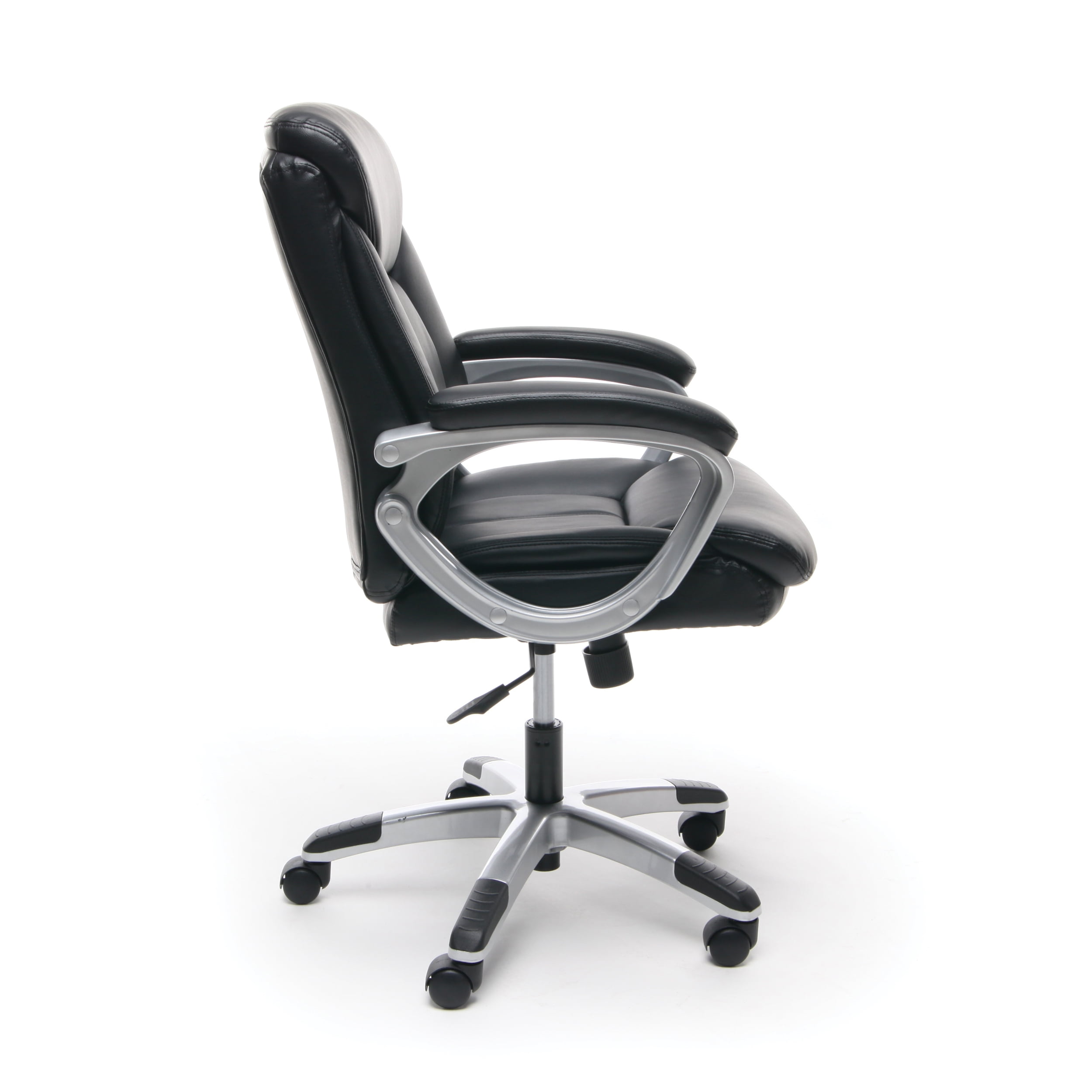 Essentials By Ofm Leather Executive Chair Ergonomic Managers Essentials By Ofm Leather Executive Chair Ergonomic Managers Computer Office Black Ess 6025