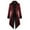 Red, variant on Men's Coat Printing Fashionable Steampunk Retro Uniform Stand Collar Coat