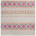 thumbnail image 4 of SAFAVIEH Madison Kandace Abstract Runner Rug, Grey/Ivory, 2'3" x 12', 4 of 6