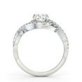 thumbnail image 3 of Meryn Jewel Brilliant 1.8 Ct Round Cut Diamond Gift Rings - 14K White Gold Plated Band - Crisscross Infinity Wedding Rings for Women - Luxurious Twisted Anniversary Style, 3 of 3