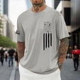 thumbnail image 2 of TOWED22 Men's Patriotic Shirts Distressed American Flag Workout Gym Muscle T-Shirts Grey,XXL, 2 of 4
