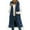 *Navy, variant on CENGNIAN Women's Long Pockets Hooded Puffer Vests,Winter Warm Quilted Sleeveless Down Jackets For Women,Ladies Full-Zip Outerwears with Drawstrings,Navy,Size XL