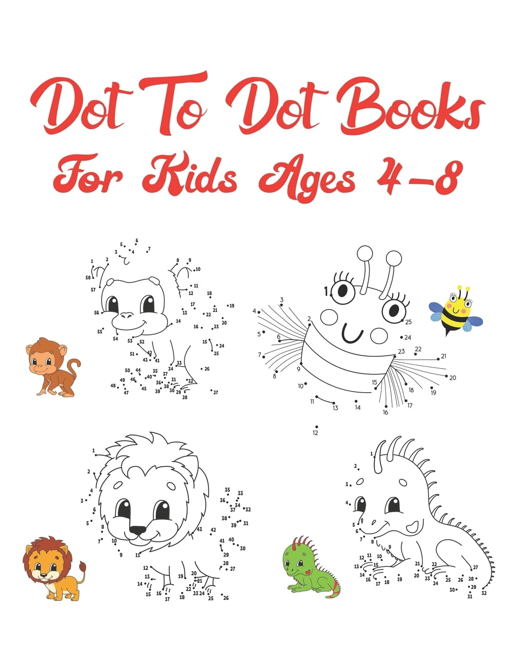 Dot To Dot Books For Kids Ages 4-8: An awesome Challenging ...