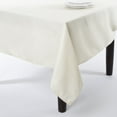 thumbnail image 3 of Saro Lifestyle Basket Weave Design Tablecloth Natural 90" x 156", 3 of 5