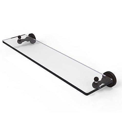 Colección Dottingham Estante de vidrio para tocador de 22 pulgadas con bordes biselados - DT-1/22-ORB Allied Brass DT-1/22-ORB
