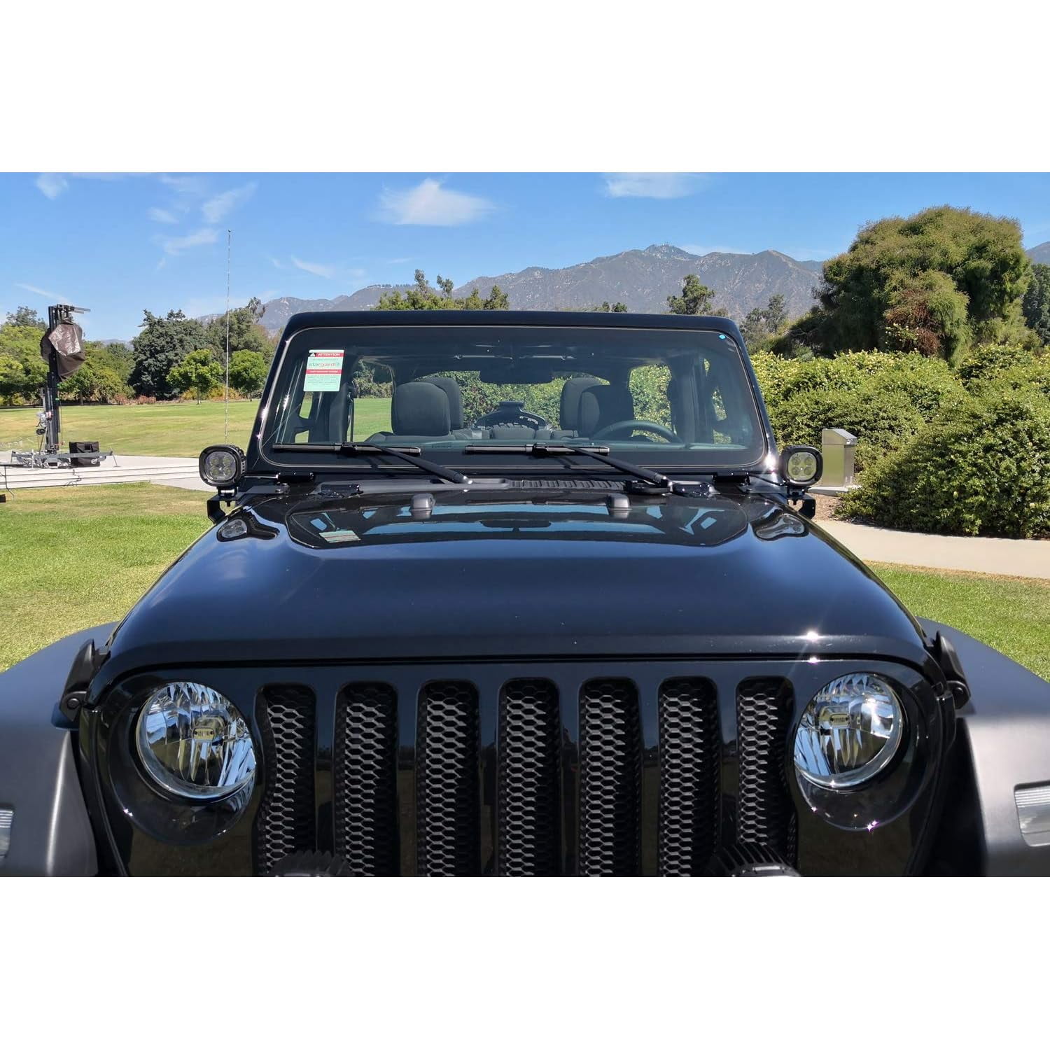 Set of Full Metal A-Pillar Mounting Brackets For Off-Road LED Pod Lights, Auxiliary Driving/Running Lamps For Jeep 2018-up Wrangler JL