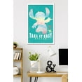 thumbnail image 2 of Disney Lilo and Stitch: Beach Vibes - Take It Easy Wall Poster, 22.375" x 34" Framed, 2 of 5