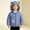 Blue, variant on Toddler Puffer Jacket Lightweight Quilted Blue Printed Jackets Mid-Length Long Sleeve Warm Jackets,0-1Years