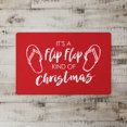 thumbnail image 2 of Creative Products Flip Flop Christmas 27x18 Floor Mat, 2 of 2