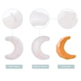 thumbnail image 5 of 1pc Moon Forma Mousse Cake Molde Postre de silicona Pan de molde de hornear (blanco), 5 of 5