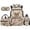 Deer Camo Bow, variant on HUISEFOR Fish Camo Bow School Backpack Set for Girls Boys, 17 Inch Flap Backpack School Bag with Lunch Bag, Pencil Case and Water Bottle Holder for Preschool Elementary Bookbag Set