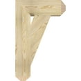 thumbnail image 3 of Ekena Millwork 6"W x 20"D x 32"H Traditional Craftsman Rough Sawn Bracket, Douglas Fir, 3 of 13