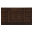 thumbnail image 5 of 60 in. W x 21 in. D x 32.5 in. H Bath Vanity Cabinet without Top in Brown, 5 of 5