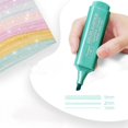 thumbnail image 4 of HUJIANN Glow-in-the-Dark Highlighters - Odorless Fluorescent Markers for Note-Taking, Vivid Colorful Highlighting Pens for School, Office & Study KY618-877, 4 of 6