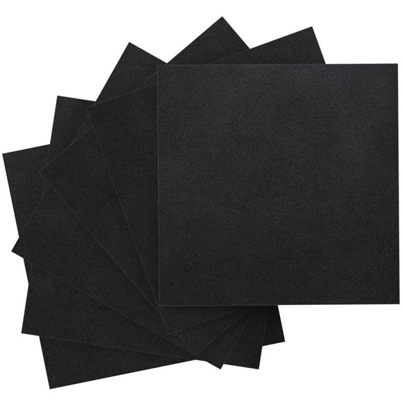 IOOLEEM Hojas de Fieltro Negras 108 Piezas 4x4 (10 cm x 10 cm) Hojas de Fieltro Precortadas para Manualidades Manualidades Hojas de Tela de Fieltro Coser Cuadrados de Fieltro para Patchwork