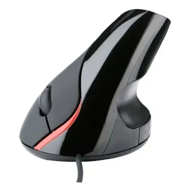 Mouse Vertical Ergonomico Raton Gamer Silencioso Rgb Dpi