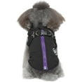 thumbnail image 4 of STGRGFHY Winter Dog Coat with integrated harness No Pull Cold Weather Waterproof Warm Fleece Back Zipper for Small & Medium Dog,small dog coats,winter coats for small dogs jacket Black S, 4 of 8