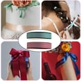 thumbnail image 4 of 2 Rolls Ribbon Polyester Grosgrain Striped Decorative Ribbon, 48 Yard", for Crafts, Gift Wrapping, 4 of 7