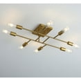 thumbnail image 6 of Aiwen 8-light Sputnik Semi-flush Mount Ceiling Lamp Gold Modern Chandelier with E26 Base, 6 of 8