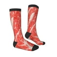 thumbnail image 3 of Balery Beef Steaks Printed Novelty Socks Men's Women's Crew Socks Sports Socks Knee High Socks Cotton Socks Quirky and Cool Socks, 3 of 9
