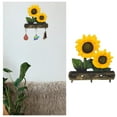 thumbnail image 4 of EeaseMX 1 percha de pared con diseño de girasol, estilo vintage, para el hogar, 4 of 7