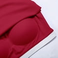 thumbnail image 5 of Lixiuxyad Cami Tank Top High Neck Long Sleeve Built In Bra Tank Top Seamless Slim Fit Camisole For Layering Comfortable Basic Shirt,Red, 5 of 7