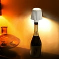 thumbnail image 2 of Rechargeable Wine Bottle Table Lamp with USB-C Charging 2000 mAh Battery 3-Mode LED Light White Warm Color Options, 2 of 6