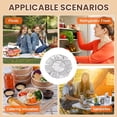 thumbnail image 7 of Reusable Aluminum Foil Food Covers, Pop-Up Adjustable Insulation Cover, 7 of 7