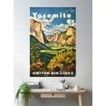 thumbnail image 2 of Yosemite Vintage Poster Poster Wall Art, Modern Wall Decor For Living Room Bedroom, 8x12 UNFRAMED, 2 of 3