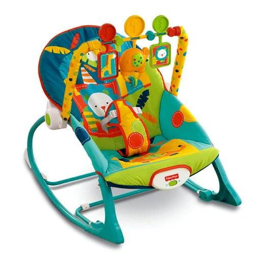 Fisher Price Infant to Toddler Rocker Baby Seat Bouncer w Toy Bar X7046 Walmart