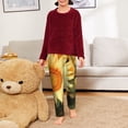 thumbnail image 6 of Gukieu Golden Sunflower In Field Print Youth Home Trousers, Elastic Waistband with Pockets for Home and Outing, Suitable for Children Aged 5-16-XS(5-6), 6 of 6